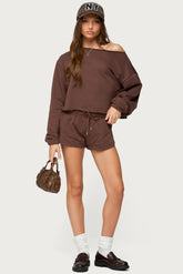 Kordelia Off Shoulder Sweatshirt