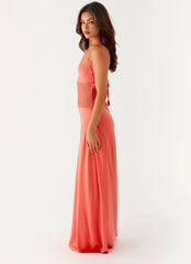 Shae Maxi Dress - Tangerine
