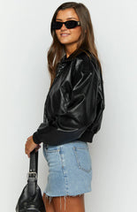 Abbi Black Cropped Jacket